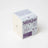 White cardboard box of milkjar original blueberry tea coconut soy wax candle with purple and gray text and illustrations