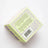 Light green and purple patterned cardboard box of bohemia lemongrass lavender sage coconut soy wax candle with barcode label