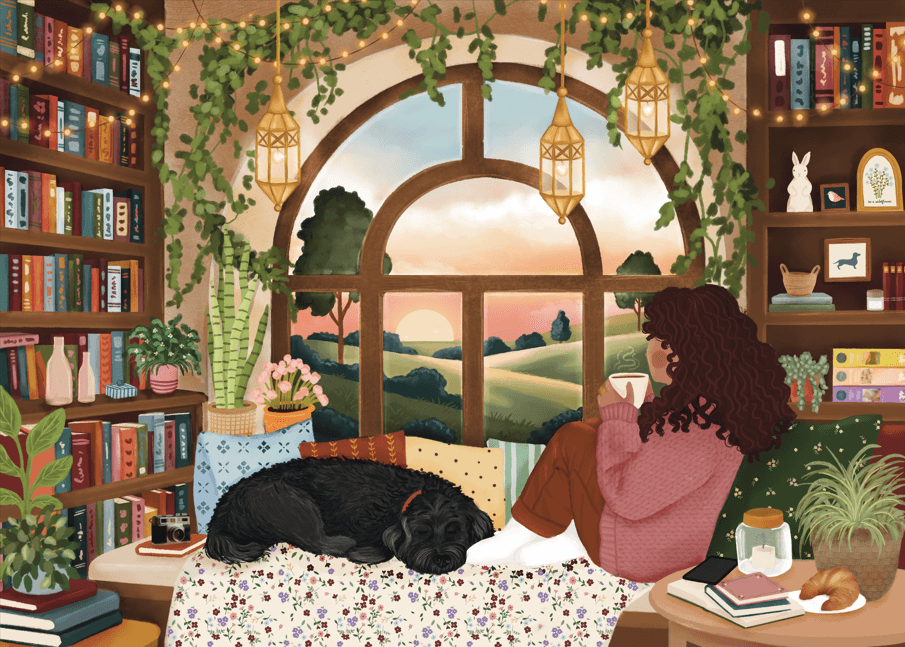 Book Nook | 1000-Piece Jigsaw Puzzle | Designed in Canada