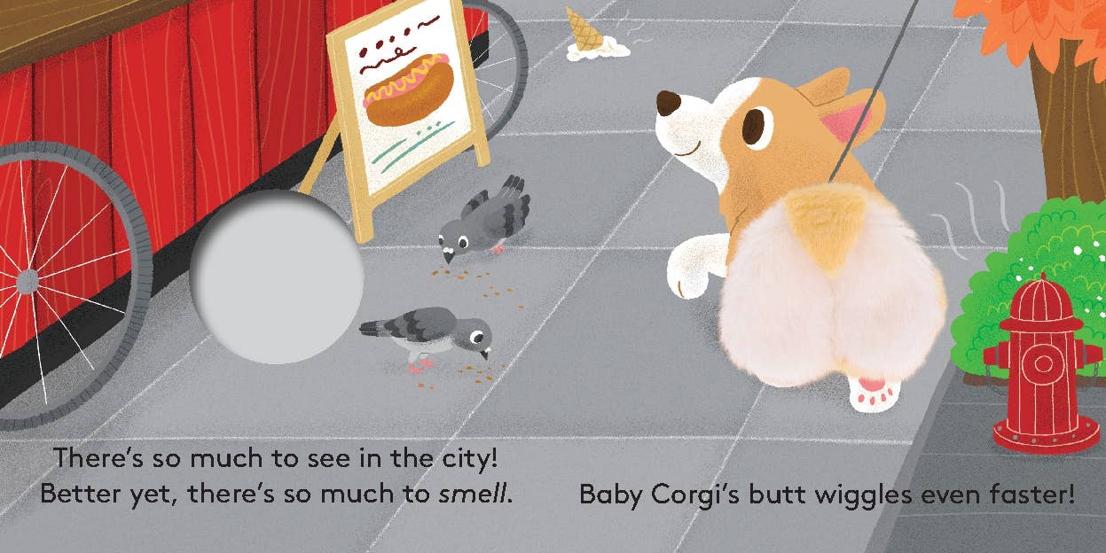 Bébé Corgi : Livre Marionnette à Doigt