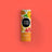 A cylindrical mae mae citrus natural lip balm tube with playful fruit design and orange band at the bottom