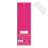 Bright pink cool cats magnetic bookmarks packaging with floral pattern and gallison logo at the bottom