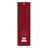 Deep red rectangular cottage cats paper bookmark with a small hole and galison text near the bottom