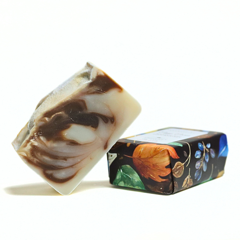 Cozy Cocoa Botanical Soap | Chocolate + Mint