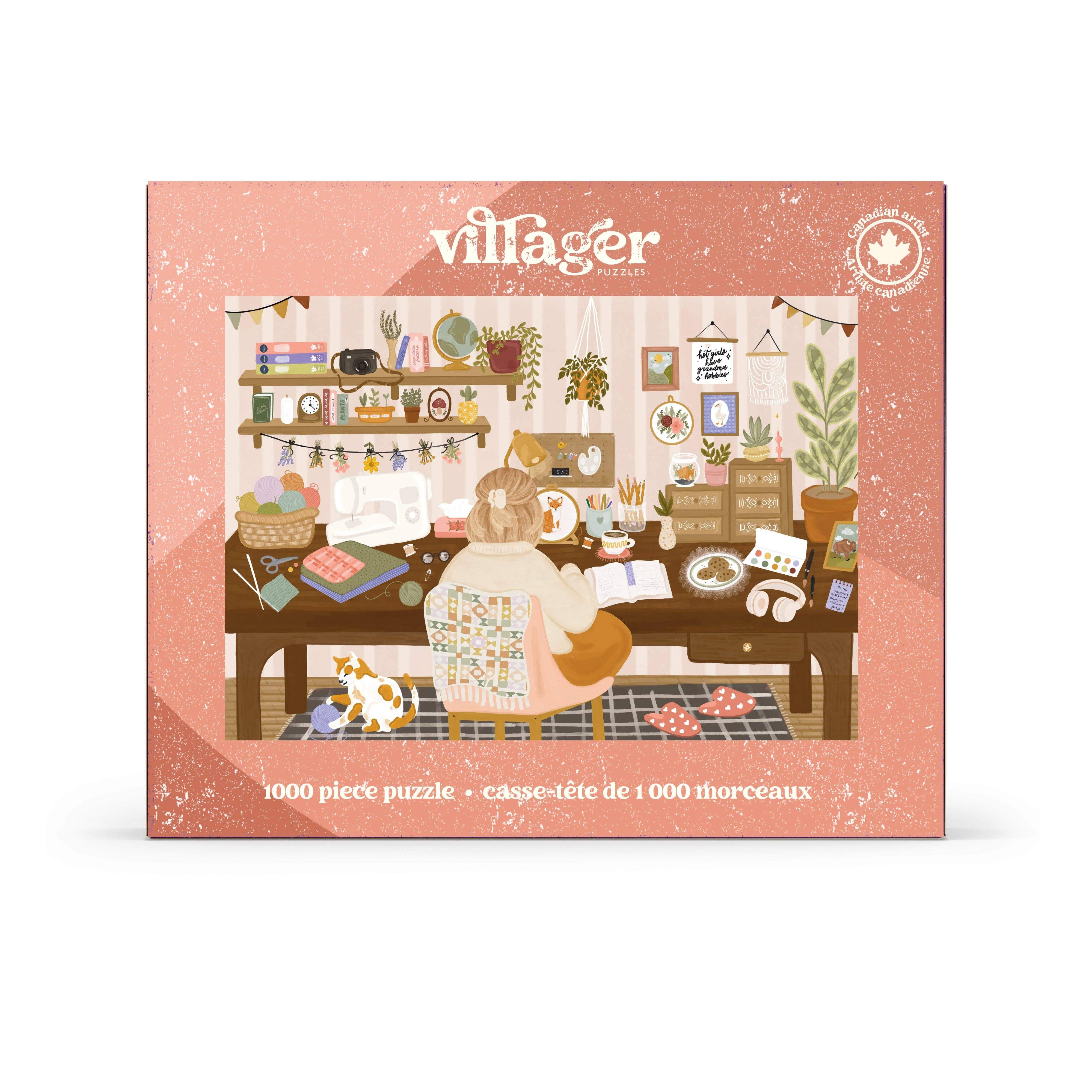 Grandma Hobbies | 1000-Piece Jigsaw Puzzle | Designed in Canada
