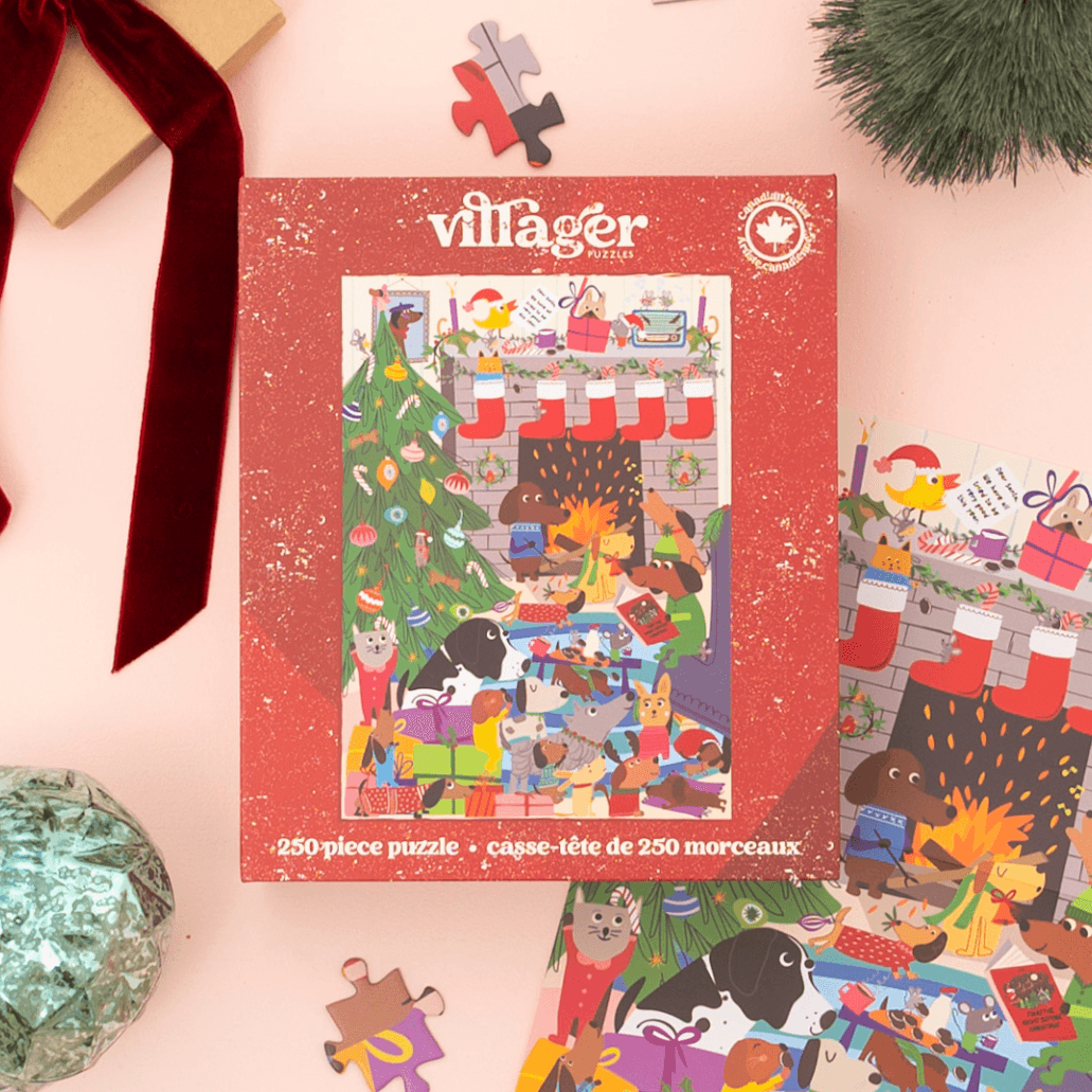 Merry Barkmas | 250 Piece Jigsaw Puzzle | Designed in Canada