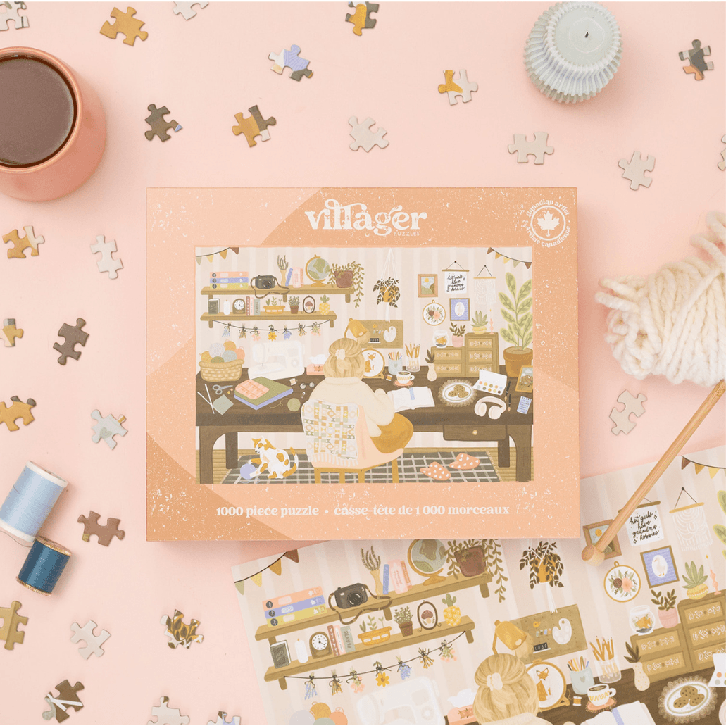 Grandma Hobbies | 1000-Piece Jigsaw Puzzle | Designed in Canada