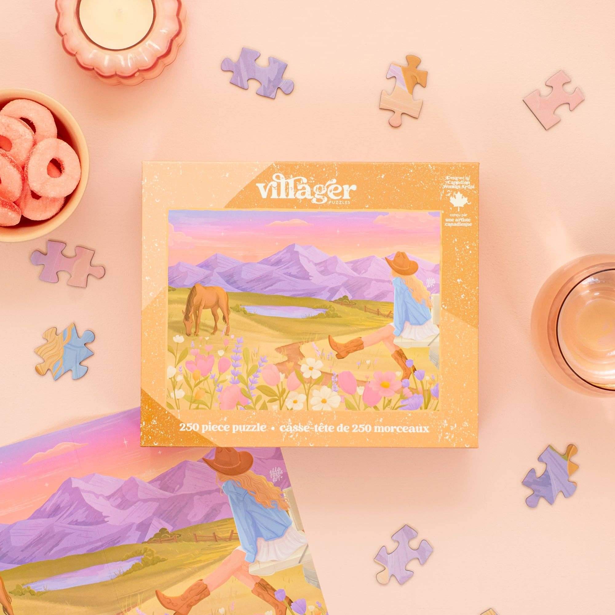 Rockies Meadow | 250 Piece Jigsaw Puzzle | Designed in Canada