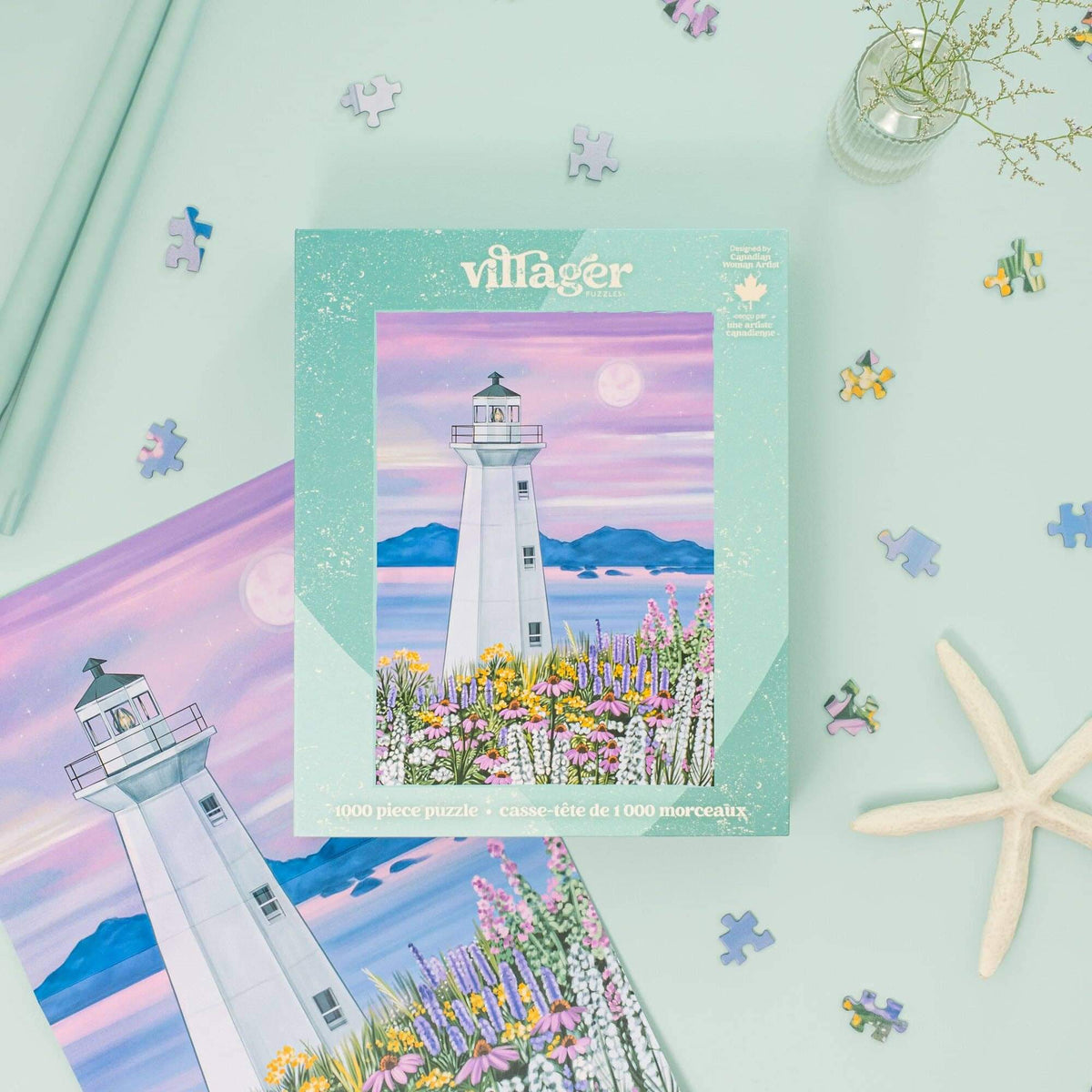 Harbour Lighthouse | 1000-Piece Jigsaw Puzzle | Designed in Canada