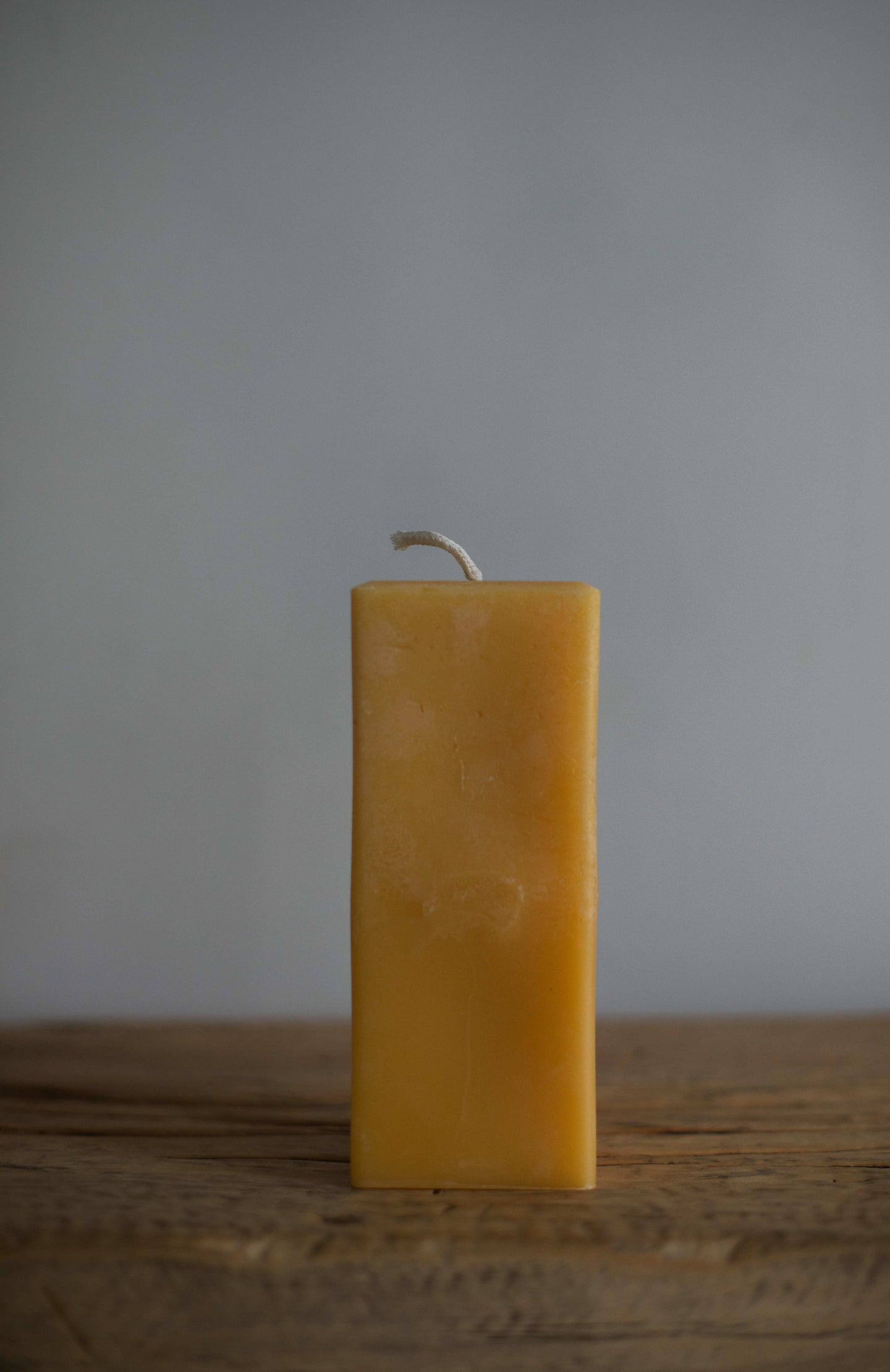 Large Square Beeswax Candle