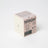 Pink and cream square box for golden hour cashmere cedarwood coconut soy wax 8oz milkjar scented candle with hourglass art