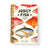 A spiral-bound judgy fish sticker book with colorful fish illustrations cream cover and gold-toned binding