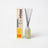 Lemonade coconut lime verbena and pine 4oz reed diffuser in frosted green glass with silver reeds and branded box