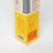 Yellow and orange labeled box with silver reed diffuser sticks for lemonade coconut lime verbena and pine 4oz reed diffuser
