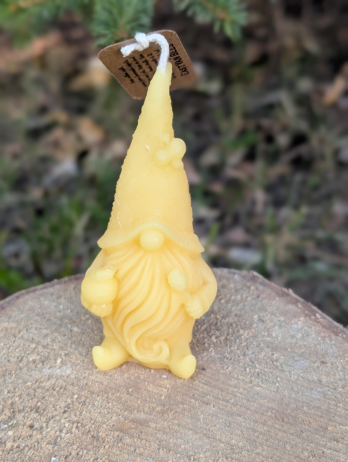 Beeswax Candle- Little Gnomes