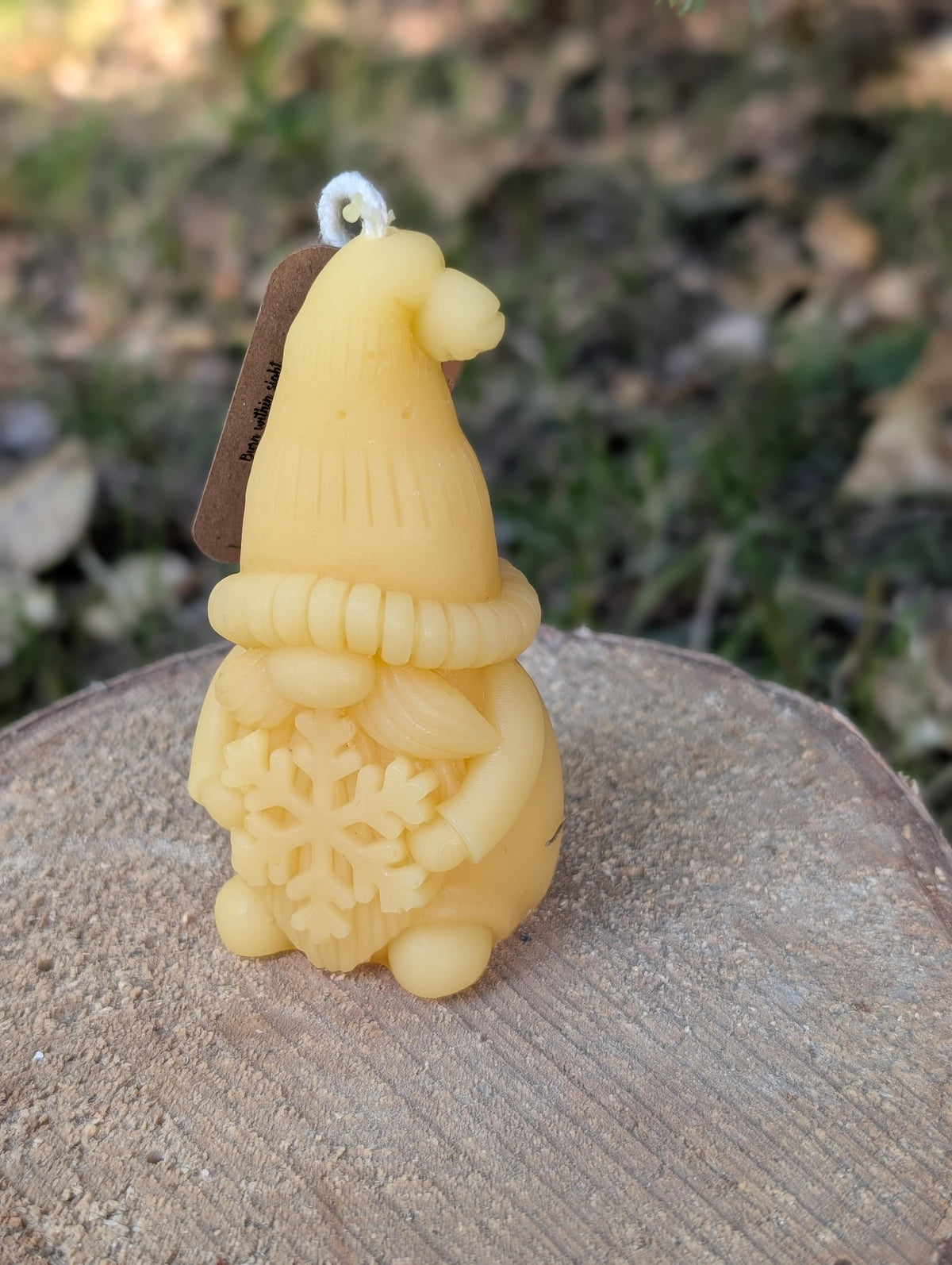 Beeswax Candle- Little Gnomes