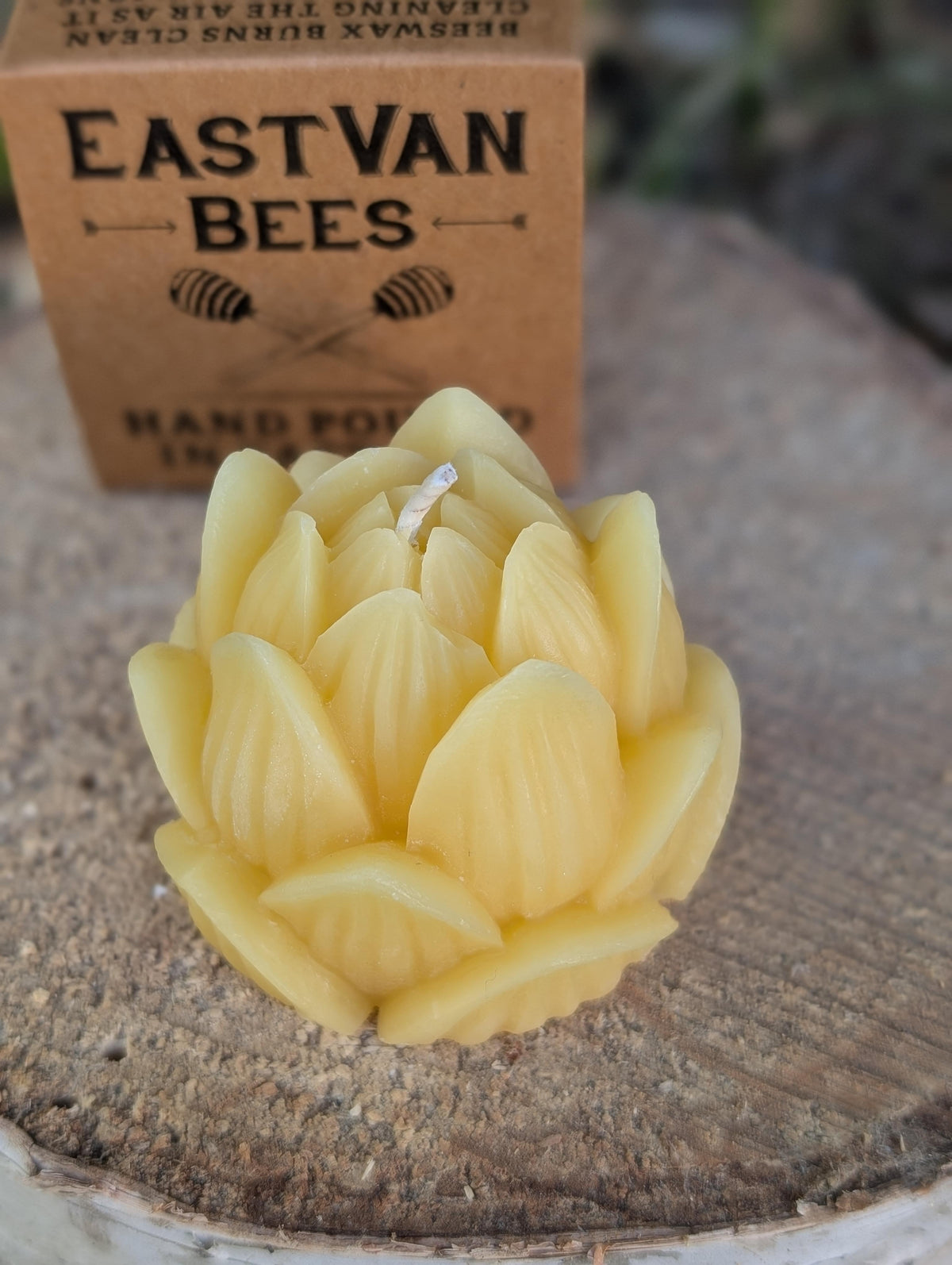 Lotus Flower - 100% Beeswax Candle