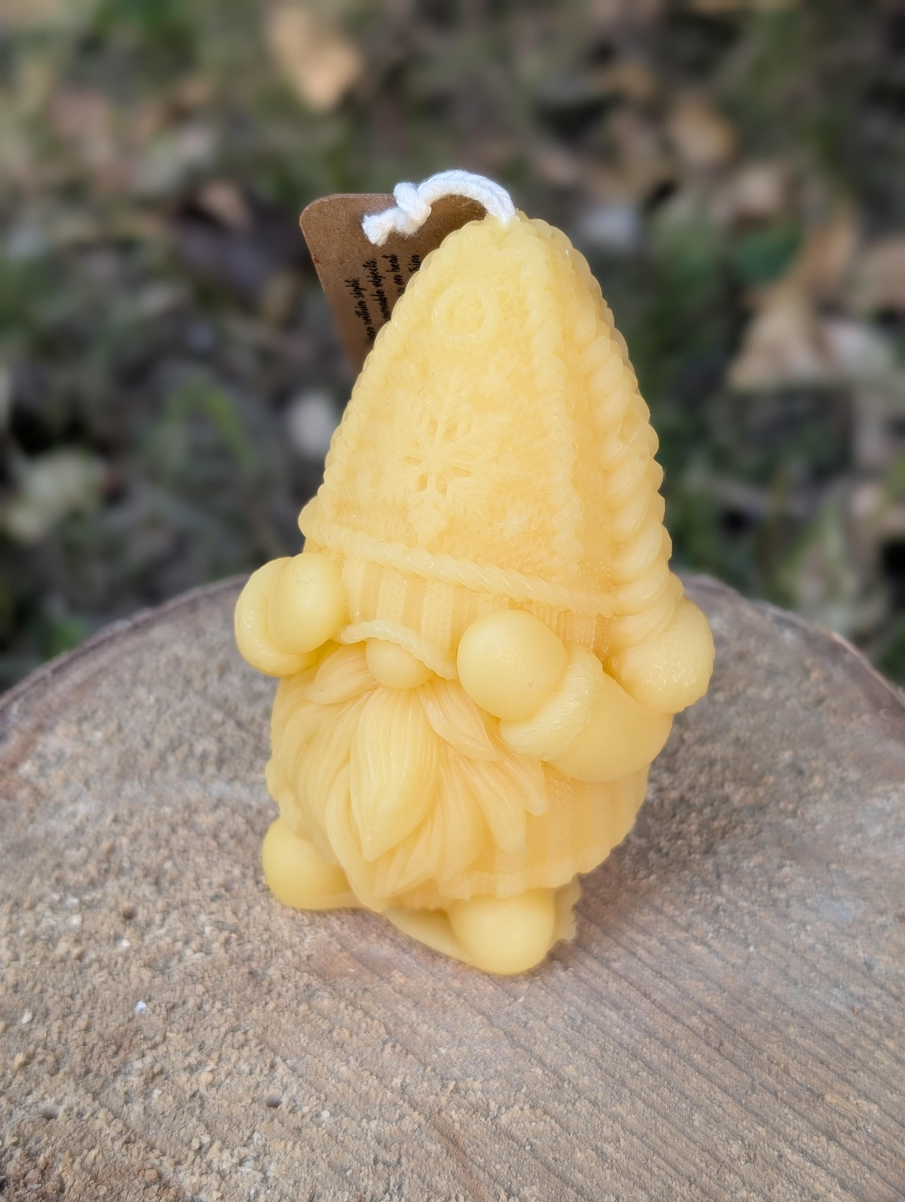 Gnome Candle / Nordic Nisse / 100% Beeswax Candle