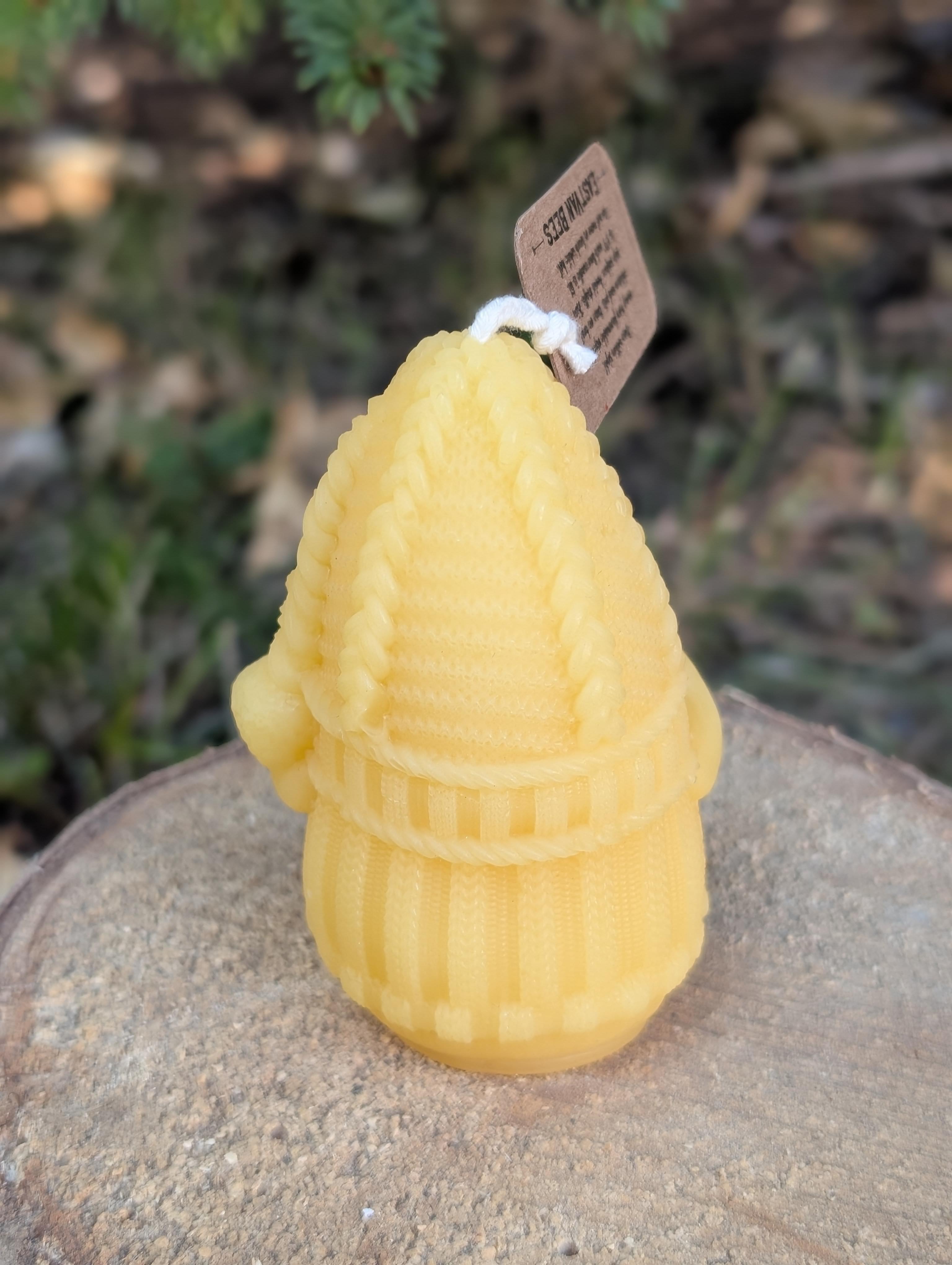 Gnome Candle / Nordic Nisse / 100% Beeswax Candle