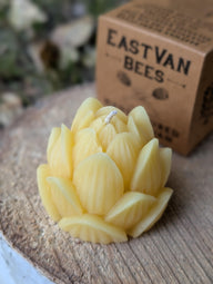 Lotus Flower - 100% Beeswax Candle