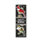 Salty birds magnetic bookmark set with vibrant red and green brass monkey bird designs on black cardstock backing