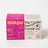 Vibrant pink cardboard box for wallflower tobacco and peony coconut soy candle with gold foil lettering and illustrations