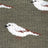Women’s olive green merino wool socks with white birds and brown accents perfect for all-season birdwatching
