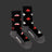 Women’s canada merino wool socks with red and white maple leaf patterns, gray heel and toe for warm hiking trails