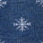 Blue knitted sweater with white snowflake patterns paired with cozy merino wool socks for winter comfort by angus oliver